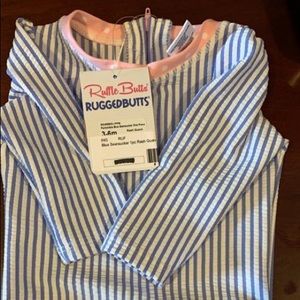 Rufflebutts 3-6 month bathing suit. NWT.